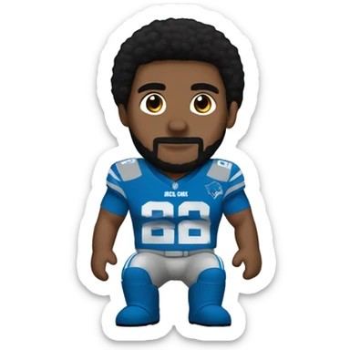 amon ra st brown detroit lions sticker