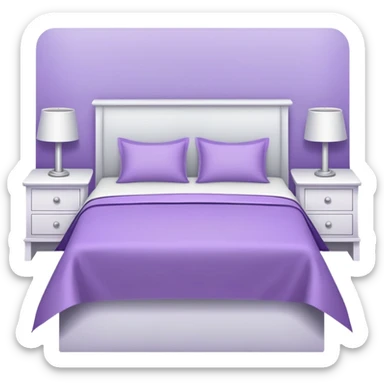 Light purple Bedroom sticker