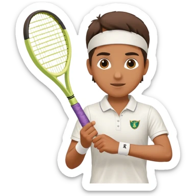 Wimbledon tennis player sticker
