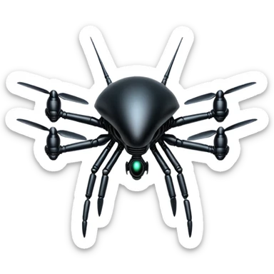 xenomorph alien drone from the alien movie sticker