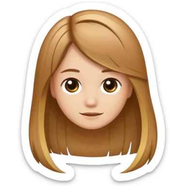 emoji is only of one hair strand which is divided into the different layers of the hair cuticle sticker