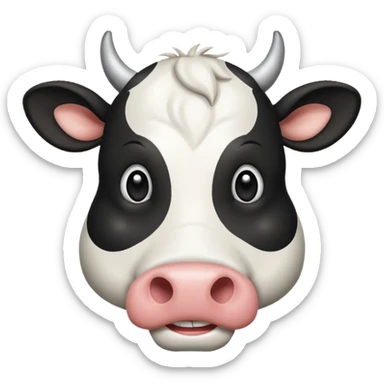 Quiero que me crees un emoji de la vaca Saturno saturnita sticker