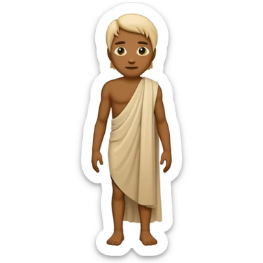 fullbody Lazarus, Jesus's friend, normal emoji style sticker