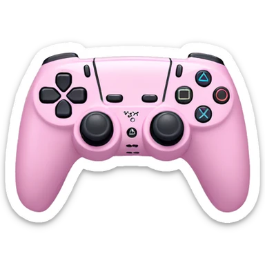 Pink ps5 controller sticker