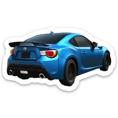 Fr-s Haunted Darth Vader’s dark pearl-blue race car, glowing light saber bumpers, wide rear wing, silver wheels  sticker