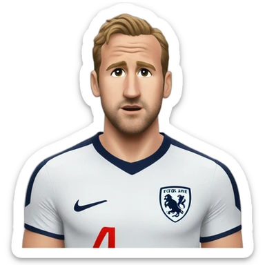 Harry Kane avec un gros nez sticker