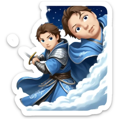 Moonlit Samurai sticker