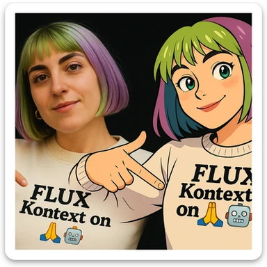 replace replicate to emojis and make the background black  sticker