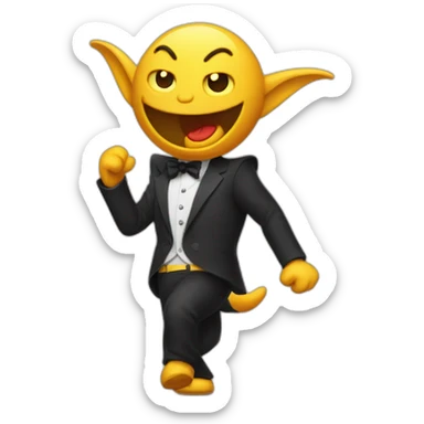 Chuck el muñeco diabólico  bailando gracioso sticker