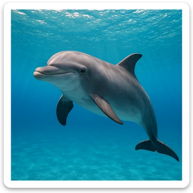 Dolphin sticker