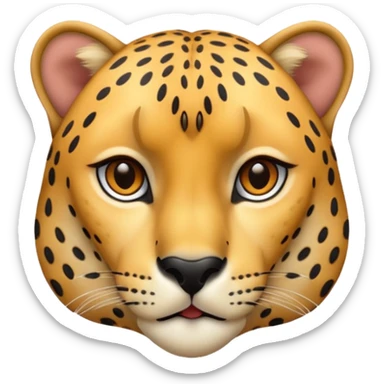 cheetah sticker