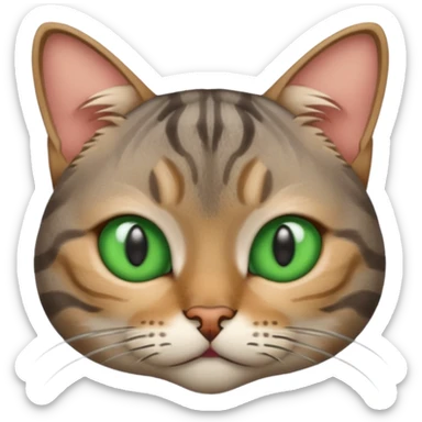 Boredom / Restlessness cat picture sticker