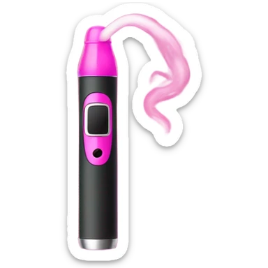 hot pink vape sticker