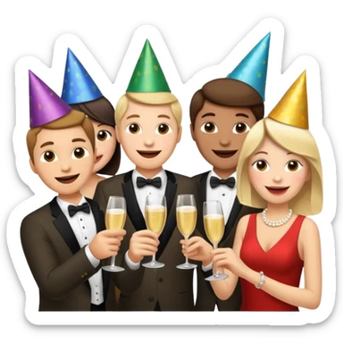 Create Happy & celebrating team faces sticker