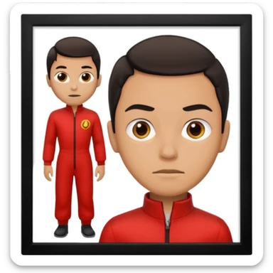 Tokyo in the la casa de papel TV show sticker