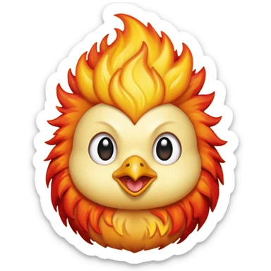 🔥+🐥 sticker