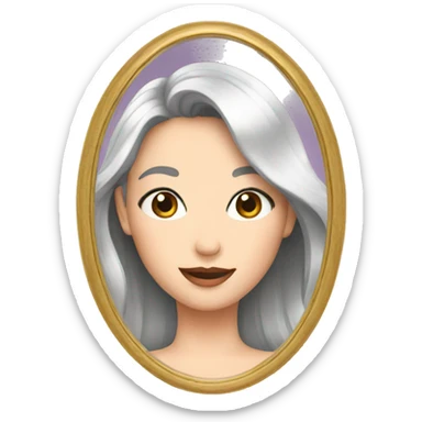 beauty mirror sticker