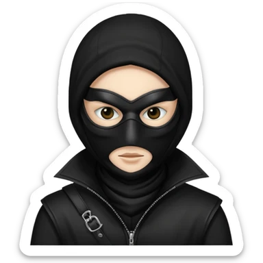 masked thieve sticker