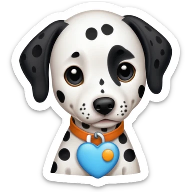 Dalmatian Dog sticker