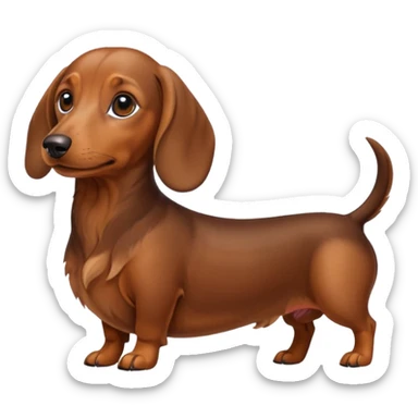 Perro salchicha sticker