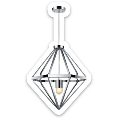 minimalist modern chandelier sticker