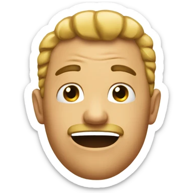 Cringe emoji sticker