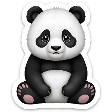 Panda sticker