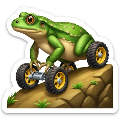 bufo hillclimbing sticker