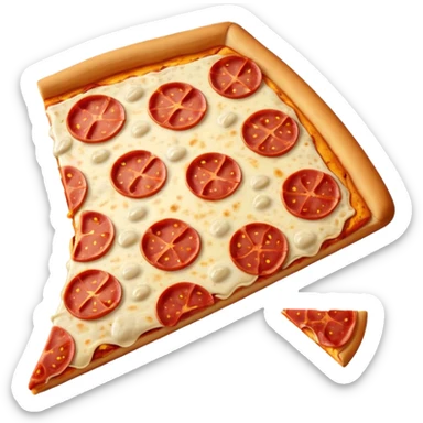 square pepperoni pizz sticker