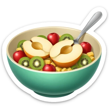 healthy bowl sticker