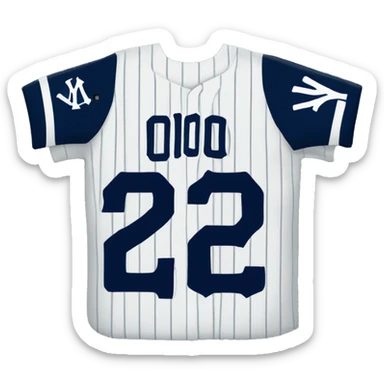 Yankee jersey 22 sticker
