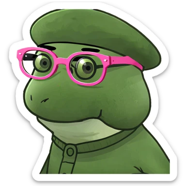 pink spam artist sticker