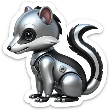 robo skunk sticker