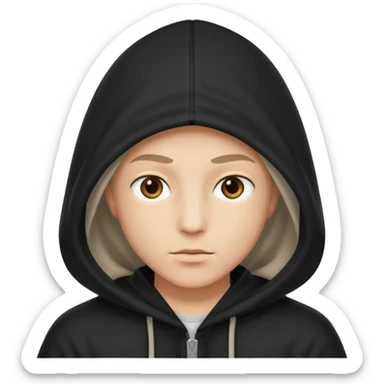 Ahora con capucha  sticker