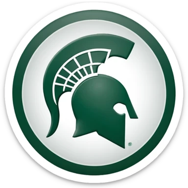 michigan state spartans logo sticker