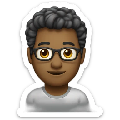 Métisse dans un Uber sticker