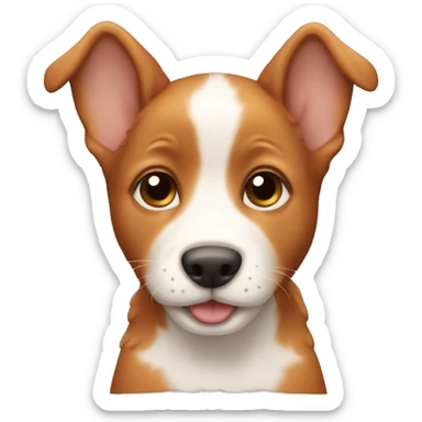 ginger puppy sticker