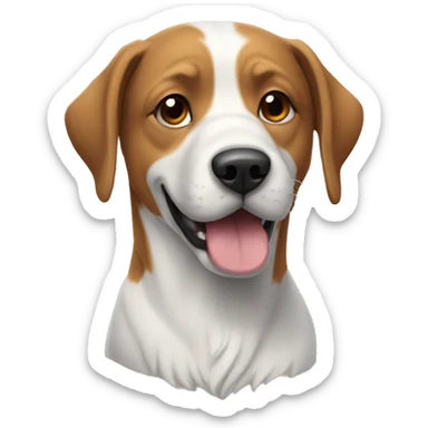 Cão doente sticker