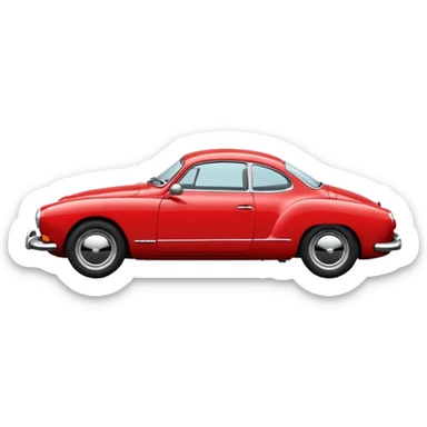 vw karmann ghia sticker