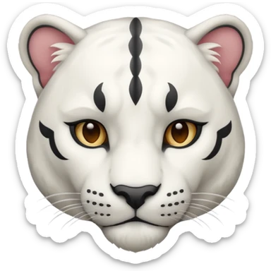 white panther emoji. As one would see on discord, that looks like Samuel Ayers from "The Smoke Room". sticker