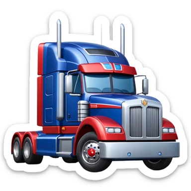 Optimus prime camion sticker