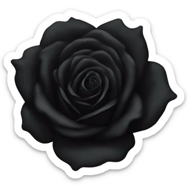 black rose sticker