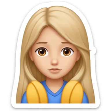 Girl watching  sticker