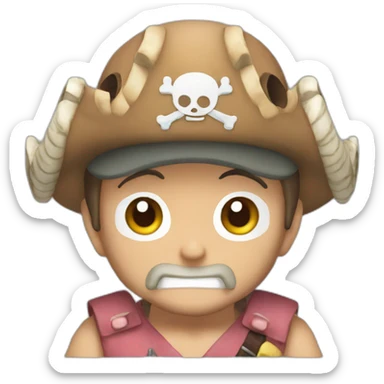 tony tony Chopper in One Piece sticker