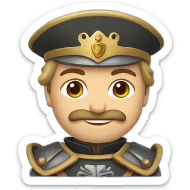 Un écureuil dans une tenue de chevalier sticker