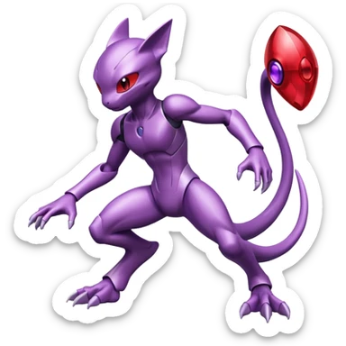 Mewtwo-Genesect-fusion sticker
