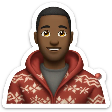 cozy christmas emojis sticker