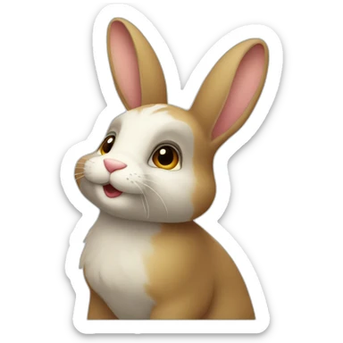Lapin coquin sticker