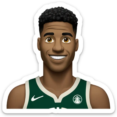giannis bucks jersey sticker