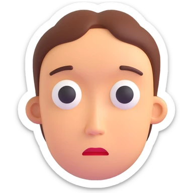 sad face sticker